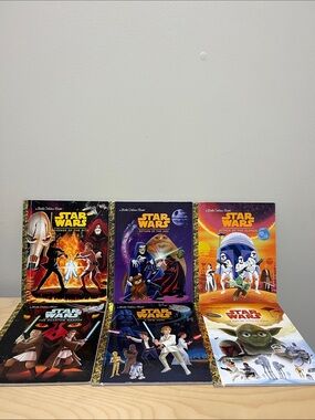 Star Wars Kids Book Set of 6 - a Little Golden Book series